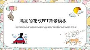 Schöne Muster PPT-Hintergrundvorlage