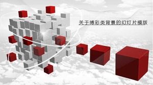 Modello di presentazione sullo sfondo del gioco