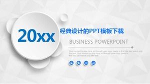 Download del modello PPT dal design classico