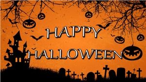 PPT template about Halloween