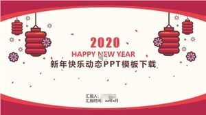 Selamat Tahun Baru, unduhan template PPT dinamis