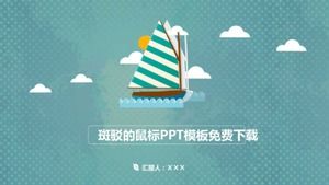 Cętkowany szablon PPT myszy do pobrania za darmo