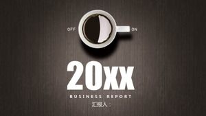 Retro-Waschmaschinen-industrielle und kommerzielle PPT-Vorlage