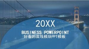 Bellissimo modello PPT del modulo semplificato