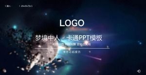 Rüya gören insanlar - çizgi film PPT şablonu