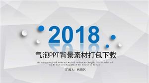 Télécharger le package de matériel de fond Bubble PPT