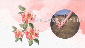 Romantic pink flowers_suitable for girls