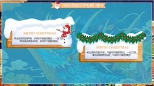 Télécharger le modèle PPT de belle photo de Noël