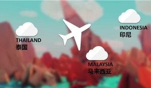 Mudando o modelo de PPT de luz do sol de cor