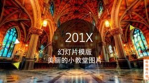 Plantilla de presentación de diapositivas - Hermosas imágenes de pequeñas iglesias