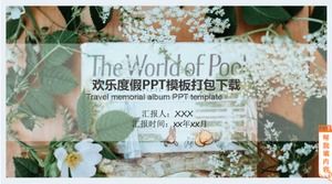 Download del pacchetto modello PPT per le vacanze felici