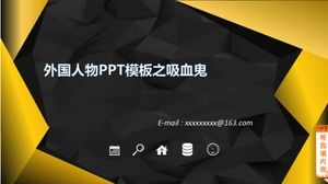 Vampir template PPT karakter asing