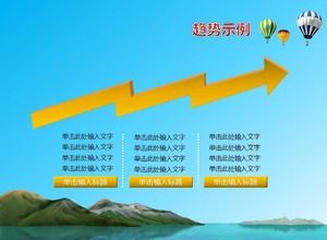 PPT-Vorlage Meereshintergrund