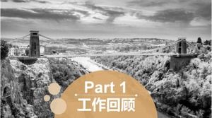 Série de drapeaux nationaux de modèles PPT : drapeau australien