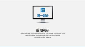 Téléchargement du modèle PPT de changement de couleur