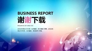 ดาวน์โหลดเทมเพลต PPT แบบไวด์สกรีนพื้นหลังสีชมพู