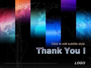 地圖背景PPT模板免費下載