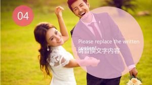 Gift planning PPT template: beautiful ring