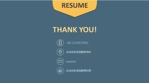 Kobieta kreskówka okładka szablon PPT