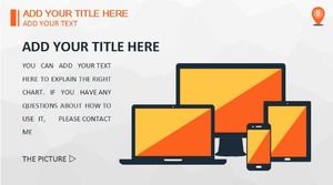 Descărcare șablon PPT diagramă de culori