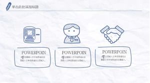 Télécharger le package de modèle de fond de dessin animé PPT