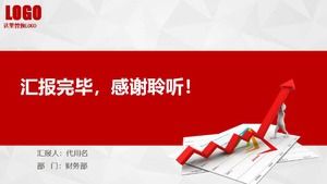 Modello PPT astratto vivido