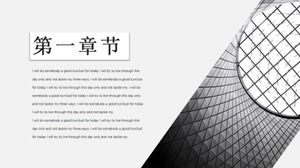 Шаблон PPT фона диаграммы статистики