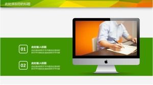 İstatistik uygulama öğretimi PPT şablonu