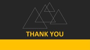 Foreign general ppt template (black and yellow background)