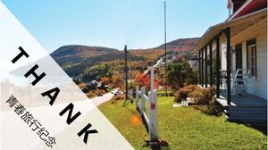 Szablon PPT scenerii podróży do pobrania