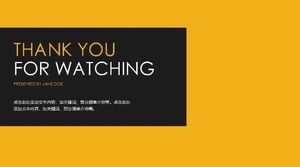 의료 PPT 템플릿 - 오렌지 스타일 - 망막