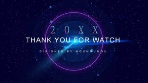 Exquisite background PPT template package download