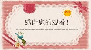 Search confidential files - red pattern PPT template