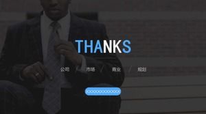 Modello PPT per la difesa della laurea (stile nero)