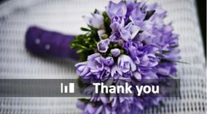 Download del modello di sfondo PPT viola elegante