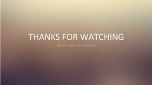 Gray-green arc picture PPT template download