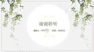 Template latar belakang PPT bahan gambar ulang tahun