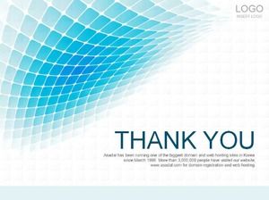 Modèle PPT d'ombrage de forme de boule et de ligne de grille