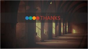 彩色圓圈PPT背景模板