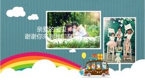 Template ppt selamat ulang tahun yang indah