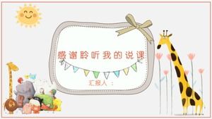 Modèle ppt parlant pour un enseignant exquis et pratique