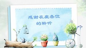 Japon taze edebiyat ve sanat ppt şablonu