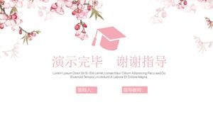 Plantilla ppt de defensa de diseño de graduación universitaria