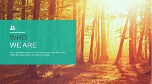 Plantilla ppt de informe de trabajo de oficina de ventas