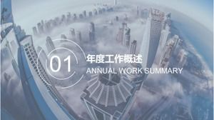 セールスエグゼクティブ作業レポートpptテンプレート