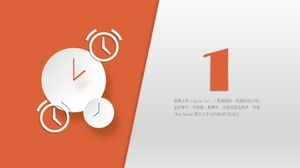 Üretim aylık çalışma özeti ppt şablonu