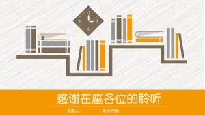 Academic research model defense ppt template