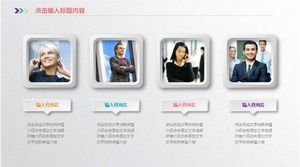 Szablon ppt modelu współpracy w negocjacjach biznesowych