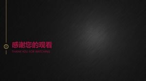 Black dynamic ppt template