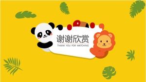 เทมเพลต ppt ครอบครัวสัตว์